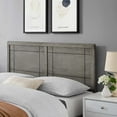 thumbnail image 2 of Modway Archie Queen Modern Rubberwood and MDF Headboard in Gray, 2 of 10