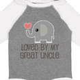 thumbnail image 4 of Inktastic My Great Uncle Loves Me Boys or Girls Long Sleeve Baby Bodysuit, 4 of 5