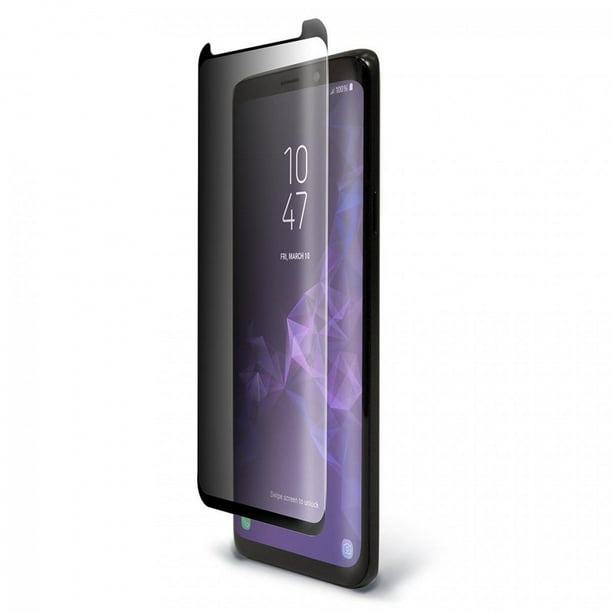 BodyGuardz Pure ARC Privacy Curved Glass Screen Protector for Galaxy S9