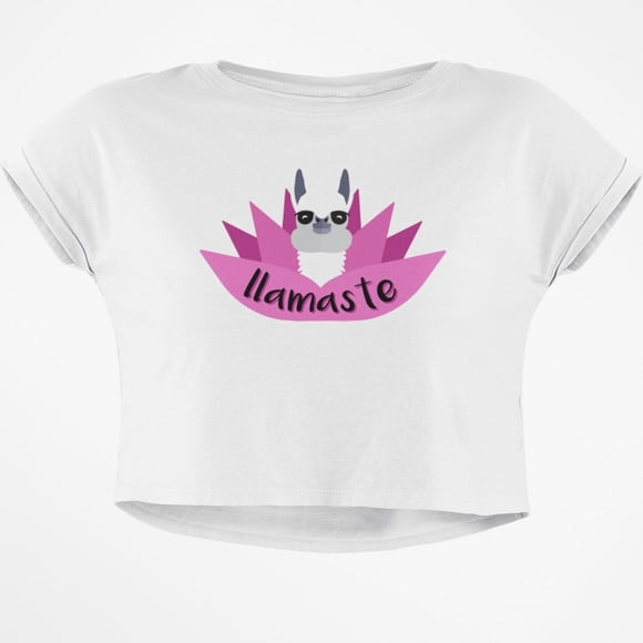 T-shirt Court Boxy Junior Llamaste
