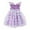 Purple, variant on Girls Sparkly Dress with Fairy Sleeveless Tutu, Star Sequins & Bow, Sparkling Sequin Tulle Princess Party Dress for Toddler Girls, for Birthday, Prom, Sneaker Ball, and Special Occasions