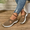 thumbnail image 4 of Dakaela Women's Woven Orthopedic Shoes 2025 Arch Support Wide Width Soft Slip on Walking Sneakers, 4 of 8
