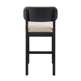 thumbnail image 6 of Better Homes & Gardens Juliet Counter Stools, Black & Cream, Set of 2, 6 of 9