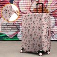 thumbnail image 4 of Pink Cow Strawberry Hat Pattern Luggage Cover Fashion Suitcase Cover Baggage Covers Fit 25-28 Inch Luggage (Go Travel), 4 of 5