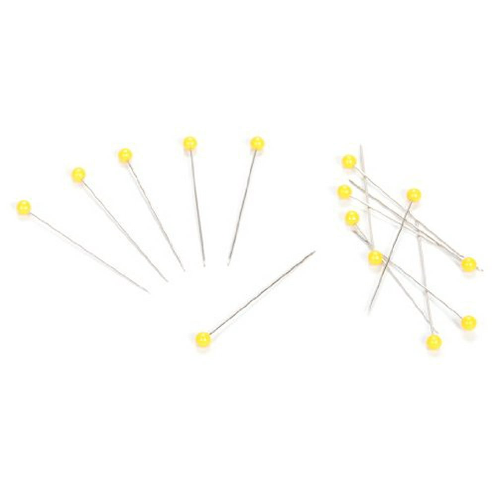 Dritz 1310 Quilting Pins, Yellow, 13/4Inch (500Count)