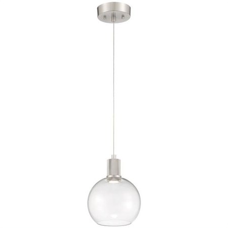 

Access Lighting - Port Nine - 9W 1 LED Pendant In Transitional Style-9.5 Inches