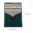 thumbnail image 5 of Minkissy Tunable Keys Kalimba 17 Keys Blue Wooden Musical Instrument 1Set, 5 of 5