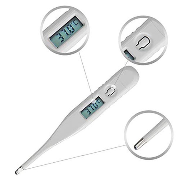JANDEL Oral LCD Digital Fast Responsing Thermometer For Adults Kids Babie Fever Testing Oral