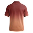 thumbnail image 4 of Men's Shirts Solid Color Pique Knit Slim Fit Polo Shirt Short Sleeve Golf Shirts for Men Business Casual Shirts Red 3XL, 4 of 6