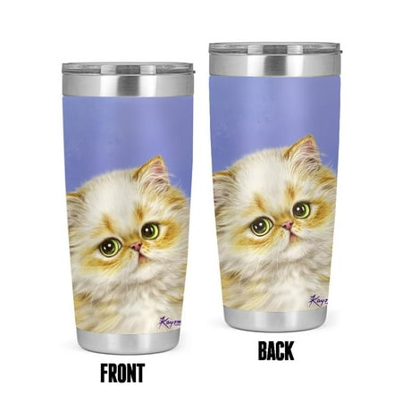 

Disappointed Kitten Tumbler -Kayomi Harai Designs 20 oz Stainless Steel Tumbler