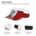 thumbnail image 3 of America-Mexican Flag Sports Sun Visor Hats Adjustable Sun Visor Caps For Women And Men, 3 of 7