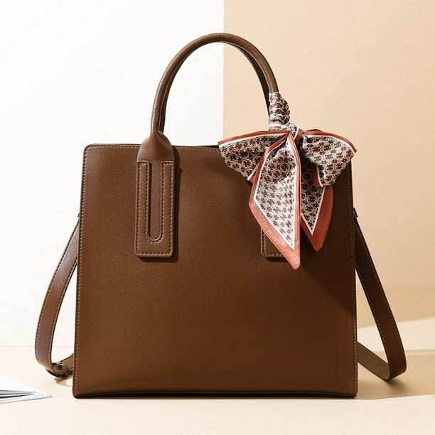 Women's handbag vintage soft leather large capacity tote bag