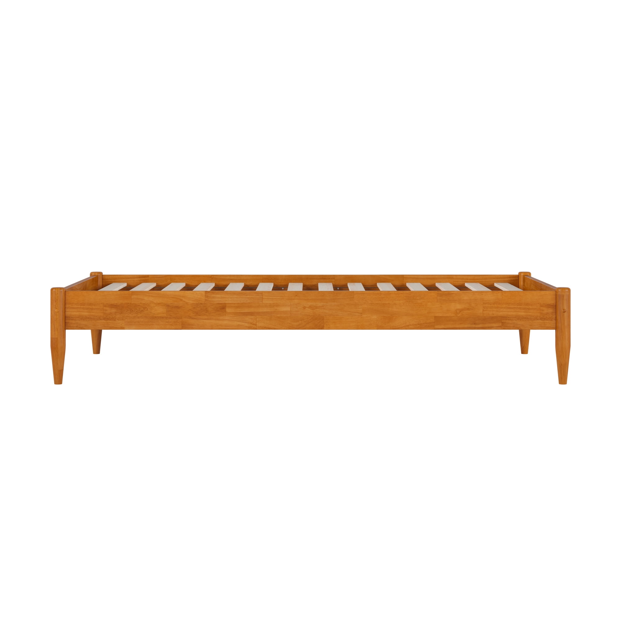 AFI Pasadena 12" Light Toffee Solid Wood Low Profile Platform Bed, Twin