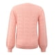 thumbnail image 5 of Suéter de Punto Gibobby Casual de color sólido hueco para mujer Rosa XL, 5 of 5