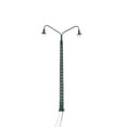 thumbnail image 4 of Model Railway Lamp 1:87 Scale Streetlight Simple Layout Props Double-Heads LED Park Light Home Yard Landscape Decorations Green（White Light）, 4 of 7