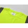 thumbnail image 5 of Protect High Visibility Lime Green Heavy-Duty Short Sleeve Reflective Safety T-Shirt, 5 of 8