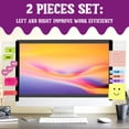 thumbnail image 4 of MDOZQ Office Desk Accessories 2pcs Monitor Memo Board Computer Message Board Office Supplies for Women Men Computer Sticky Note Holder Home Office Accessories Desktop Message Office Decor, 4 of 4