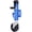 Blue + Aluminium Alloy, variant on Aluminum Trailer Jack for 3x5 Trailer Tongue, 1800 Lbs Capacity, 10 Travel, Blue - 27 Tall, Sidewind Handle, Swivel Mount, Marine Boat Trailer Jack