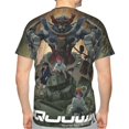 thumbnail image 2 of Mobile Suit Gundam Shirt 3d Printed T Shirt Crewneck Short Sleeve Top Tees For Mens, 2 of 8