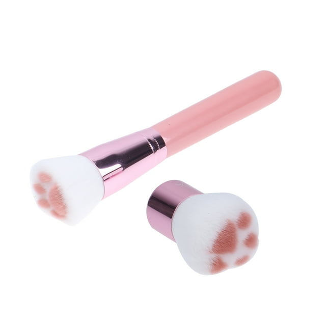 2pcs Chat Griffe Pinceaux de Maquillage Pinceaux Cosmétiques Multifonctions Brosse Kit Outils de Beauté pour les Femmes Filles