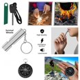 thumbnail image 4 of First Aid Kit, 27 Piece Compact Emergency Medical Kit for Car and Outdoor, EVA Shockproof Case with Survival Bracelet Multi Tool and Wire Saw, Portable First Aid Bag for Camping, 4 of 8