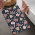 thumbnail image 2 of Pioneer Flower Floral Print Pattern Bathroom Rugs Mat, Non Slip Microfiber Bathroom Rug with Rubber Backing, Soft Mats for Bathroom Floor Tub Shower, 20"x32", 2 of 5