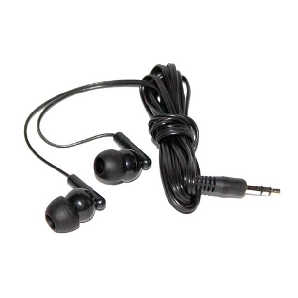 Disposable Earbuds AE_215 Stereo Rubber Tip Bulk Earbuds 25 Pack