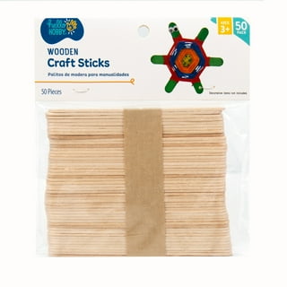 Chenille Kraft Wood Jumbo Sized Craft Stick, 6 X 3/4 X 1/12 Inches,  Assorted Color, Pack of 500 - Sam's Club