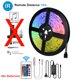 thumbnail image 1 of Tira de luces LED con Bluetooth, cinta luminosa Flexible de diodo RGB, 5M-15M, 5050, 220V, para casa, habitación, cocina, decorativa, 1 of 4