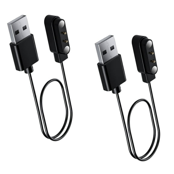 Smart Watch Charger 2 Pin Magnetic Charging Cable Cord Fast USB Charger Cable
