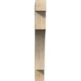 thumbnail image 2 of Ekena Millwork 3 1/2"W x 28"D x 28"H Westlake Block Smooth Bracket, Douglas Fir, 2 of 25