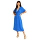 thumbnail image 5 of Vestido midi Roman Fashion V-ELY-0222-AZUL Azul G Juvenil, 5 of 6