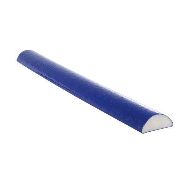 CanDo 4 x 36" TufCoat HalfRound Foam Roller, Blue