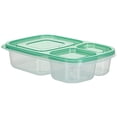 thumbnail image 1 of Caja Bento Reutilizable Bsvklp Contenedor Frutas 3 Compartimentos Verde, 1 of 7