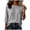*Black, variant on VBVC Women's Cotton Linen 3/4 Sleeve Tops , Ladies' Crew Neck Striped Shirts , Casual Basic Tunic Blouses For Women, S-2XL