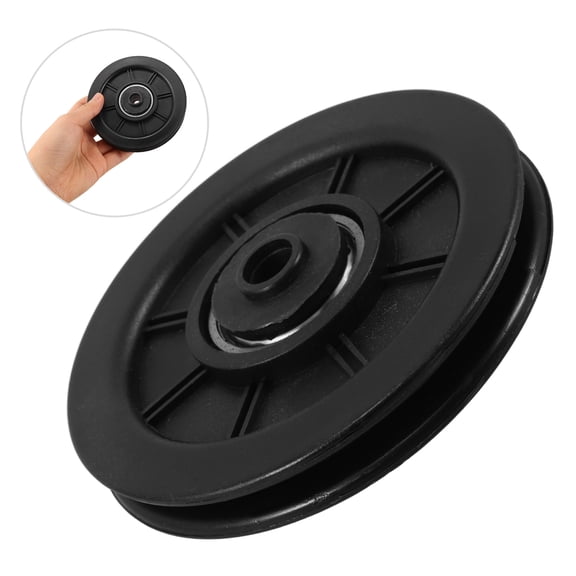 Hytrove Gym Equipment Part Replacement Nylon Pulley 1Pack 3.9X3.9X1.2In
