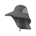 thumbnail image 4 of Sombrero de pescador Yuyangstore Impermeable plegable Gris oscuro Yuyangstore Sombrero de pescador de ala ancha, 4 of 8