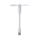 thumbnail image 4 of Mini ventilador USB flexible para banco de energía, computadora portátil, PC, cargador de CA (blanco) Likrtyny Para estrenar, 4 of 8