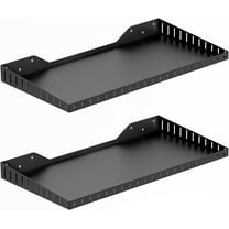 2 Pack Garage Wall Shelf, 1X2 Ft Heavy Duty Wall Shelving, Wall Mounted Storage Shelves for Laundry Room, Closet, Garage, Holds Up to 150 Lbs