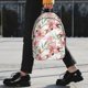 thumbnail image 2 of Easygdp Lilies Flowers Mochila Ligera de 15 Pulgadas para Estudiantes, Mochila Cómoda para la Escuela y Viajes, Correas Ajustables, 2 of 6