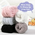 thumbnail image 6 of GZhLonKiMa 5 Pairs Fuzzy Socks for Women - Fluffy Socks Women, Cozy Socks for Women Slipper Socks, 6 of 8