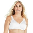 thumbnail image 2 of Playtex Women's 18 Hour Ultimate Lift and Support Wire Free Bra US4745, Available in Single and 2-Packs, White/White, 38B, 2 of 7