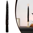 thumbnail image 2 of BNNG Halloween Taper Candles - Pillar Aesthetic Ribbed Candles Spiral Taper Twisted Candlesticks Scented Smokeless Soy Wax for Wedding Holiday Dinner Home Decorations, 2 of 9