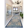 thumbnail image 4 of Navy Blue Rugs, Muted Rugs, Ethnic Pattern Rugs, Oushak Rugs, Turkish Rug, Decorative Rug, Runner Rug, Colorful Rug, Bathroom Rug, Large Rug, 5.9'x9.2' - 180x280 cm, 4 of 8