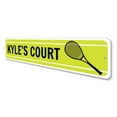 thumbnail image 4 of Tennis Novelty Sign, Metal Wall Decor - 4x18 inches, 4 of 4
