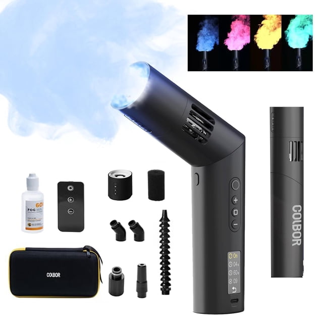 Máquina de humo y humo COLBOR CineFlare CF5 con luces RGB de 40 W