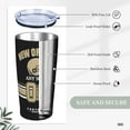 thumbnail image 3 of Custom New Orleans Tumbler, Personalized Name and Number Tumbler Cup, Customized Stainless Steel Travel Coffee Mug Keeps Drinks Cold and hot Gifts for Men Women Fans, 3 of 6