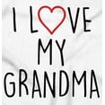 thumbnail image 2 of I Love My Grandma Cute Grandchild Romper Boys or Girls Infant Baby Brisco Brands 12M, 2 of 6