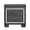Gray, variant on Nightstand Made of Wood with Faux Alligator Fronts / Suitable for Bedroom Decor