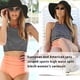 thumbnail image 2 of Yuarrent Trajes de baño modestos y de moda de piezas para mujer Conjunto de bikinis de cintura alta transpirable Traje de baño l, 2 of 3